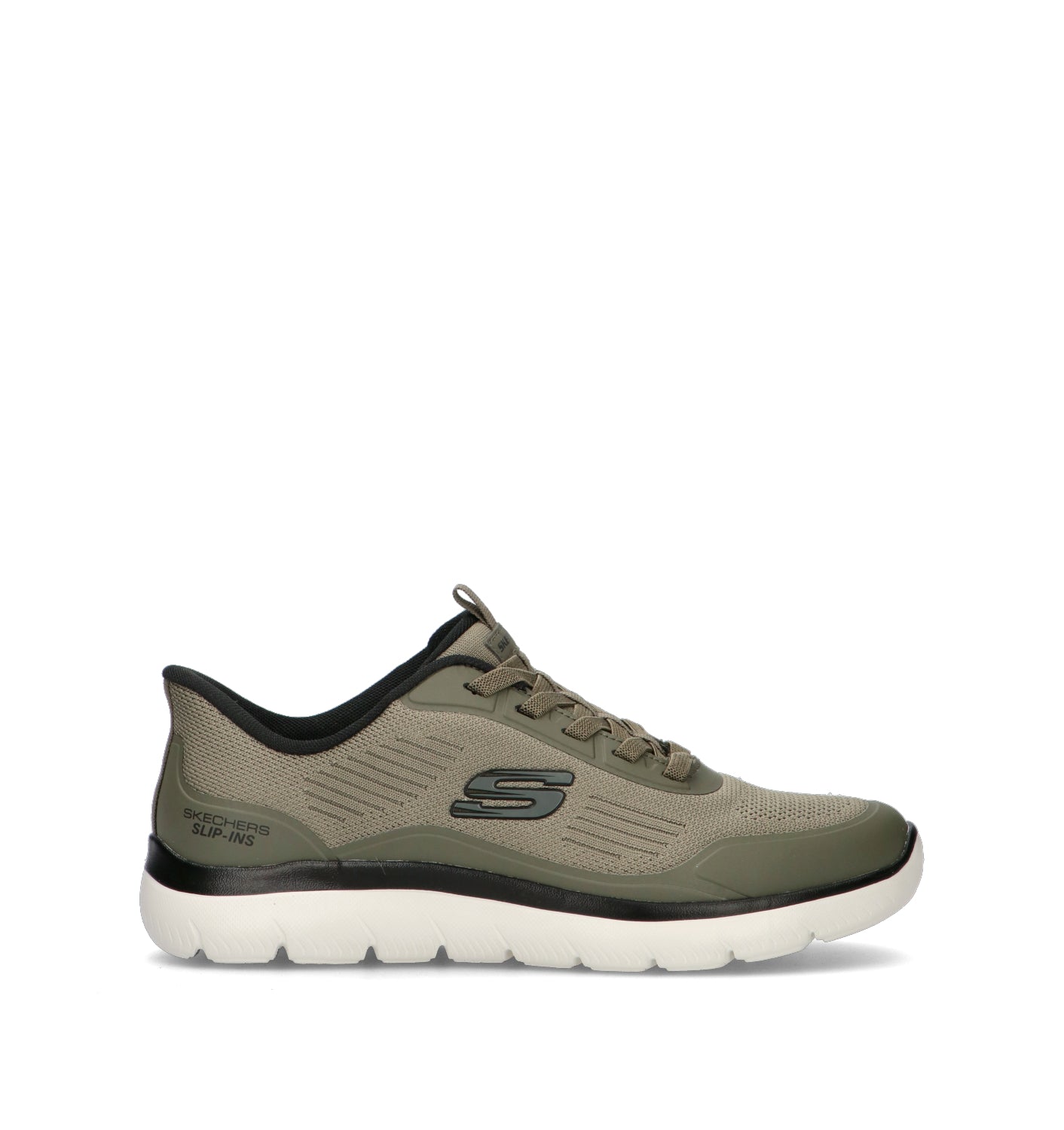SKECHERS SPORT Sneaker uomo oliva/nera