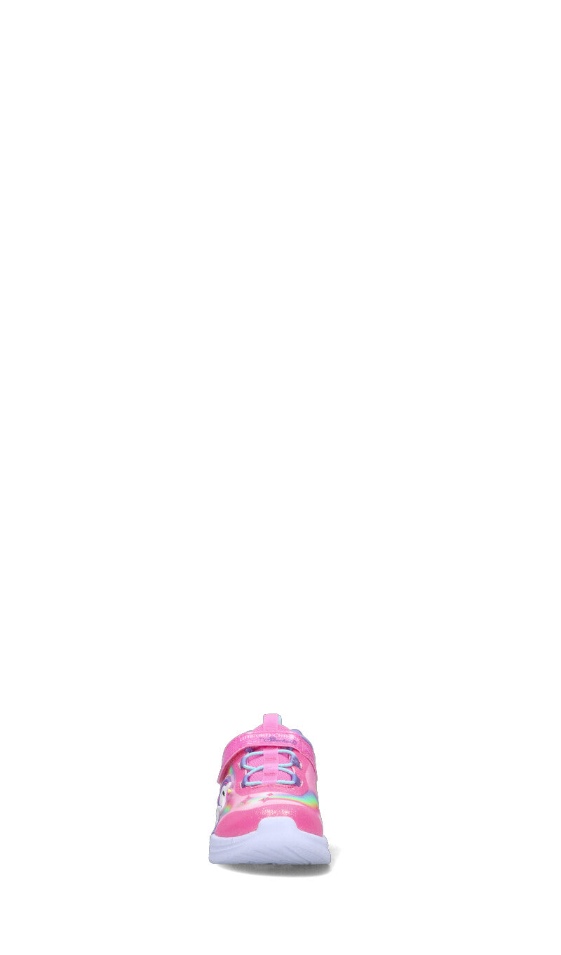 SKECHERS SPORT Sneaker bimba rosa con luci