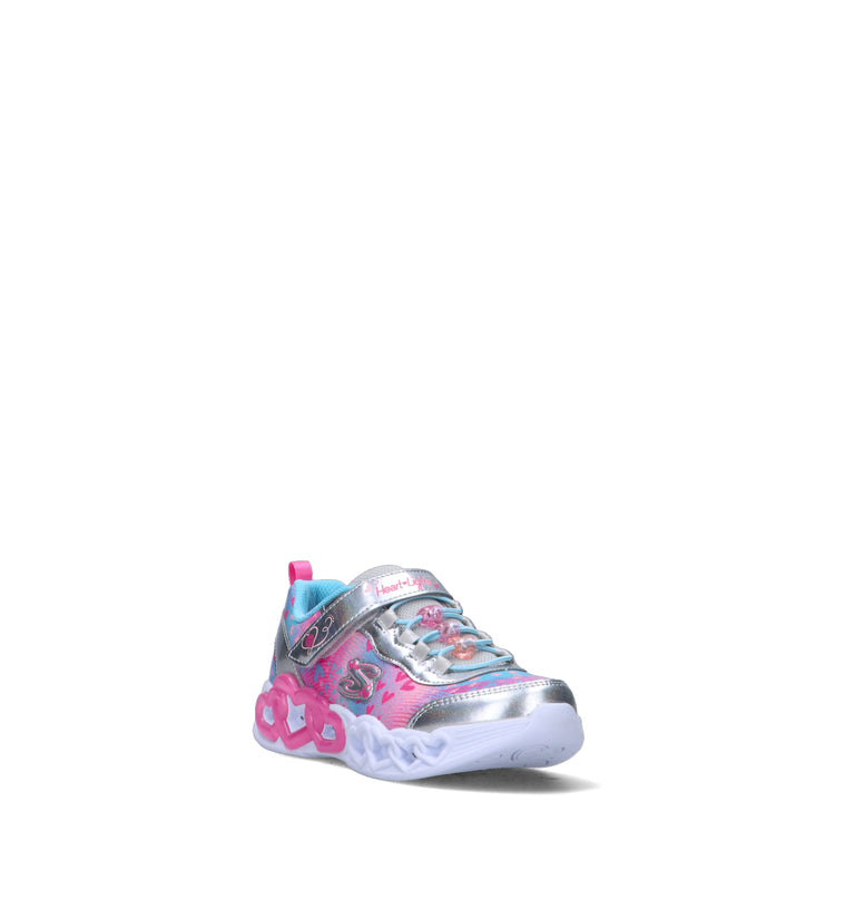 SKECHERS SPORT Sneaker bimba argento