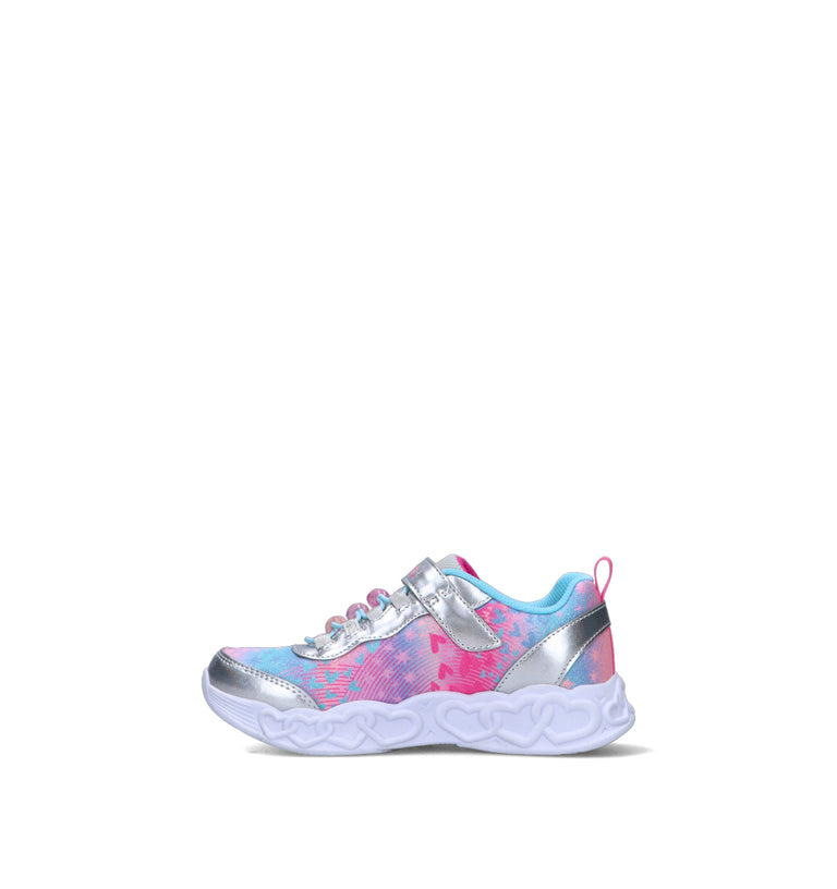 SKECHERS SPORT Sneaker bimba argento