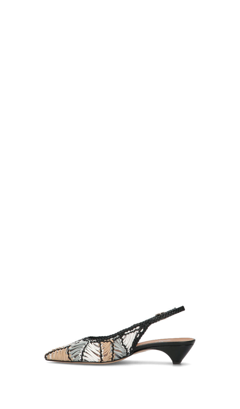 MARTINA T Slingback donna multicolor in pelle