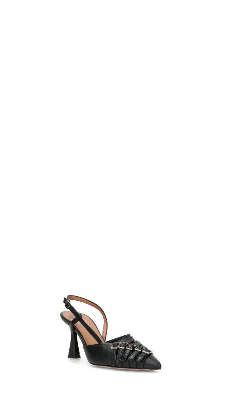 MARTINA T Slingback donna nera in pelle