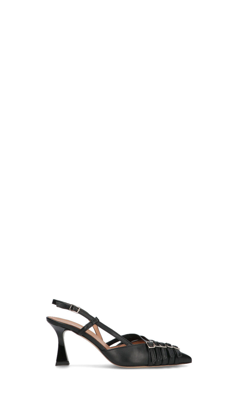 MARTINA T Slingback donna nera in pelle