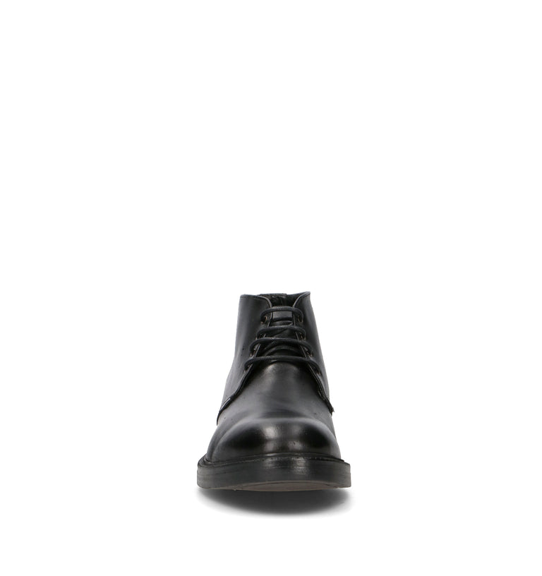 NEROFUMO Polacco uomo nero in pelle