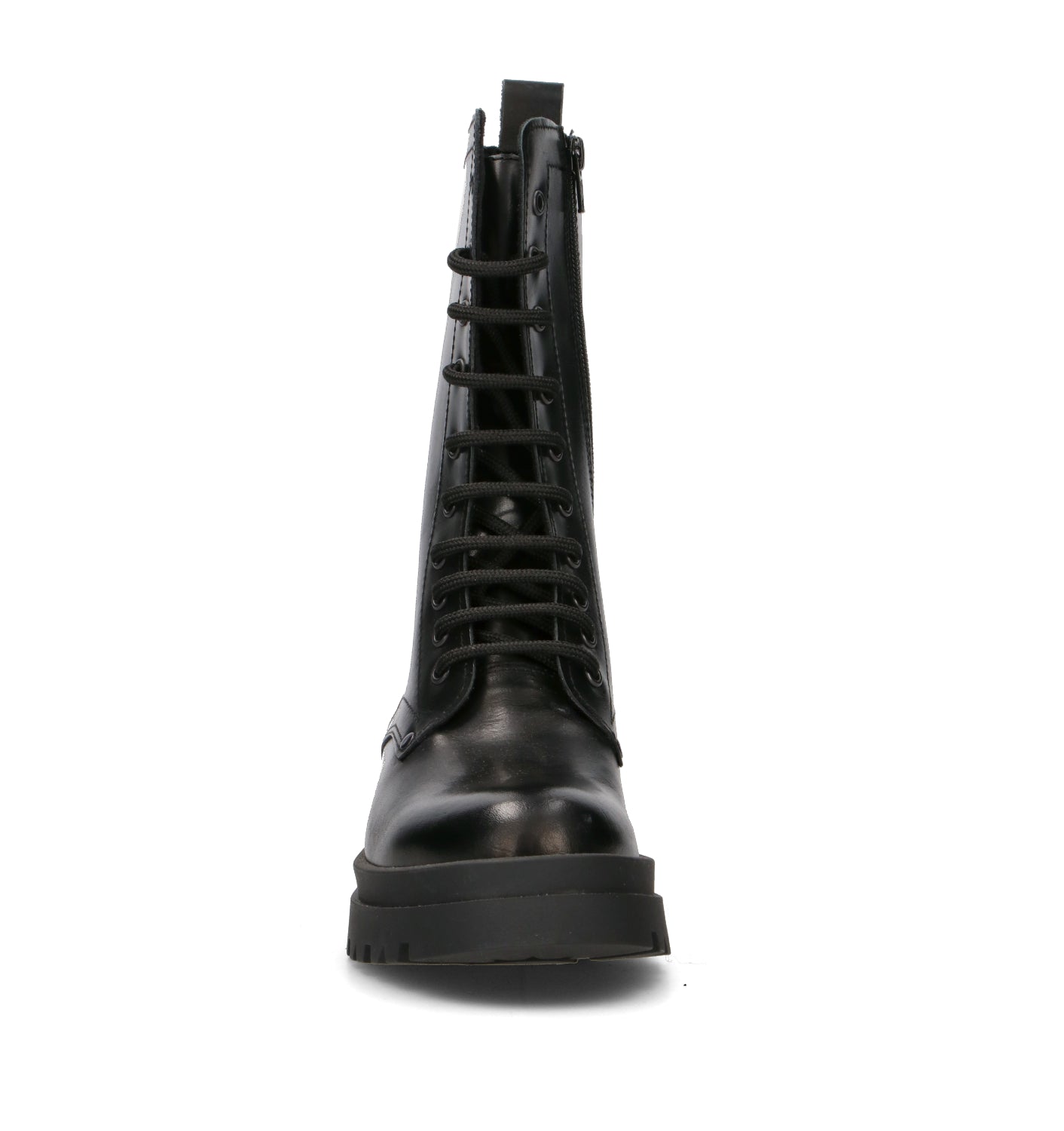 NEROFUMO Anfibio donna nero in pelle