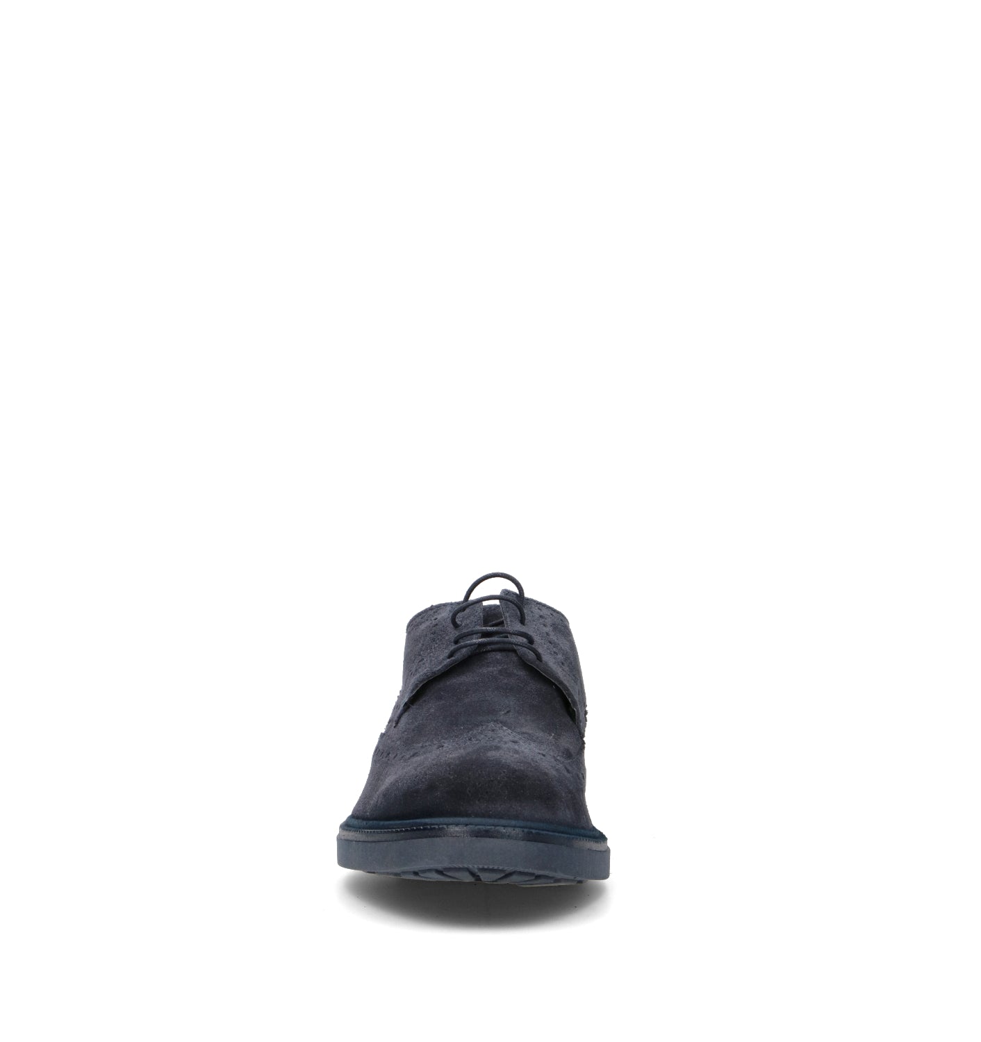 NEROFUMO Stringata uomo blu in suede