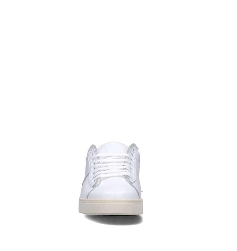 NEROFUMO Sneaker uomo bianca in pelle