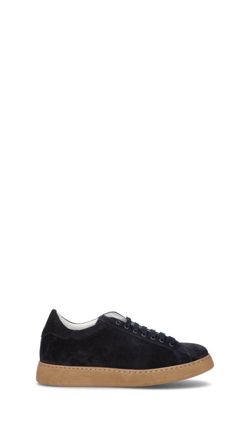 NEROFUMO Sneaker donna blu in suede