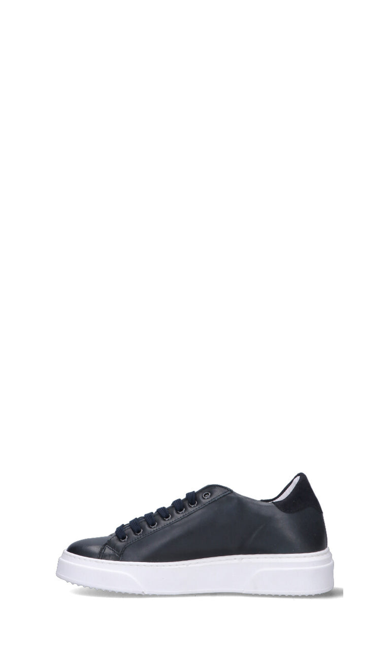 NEROFUMO Sneaker uomo blu in pelle