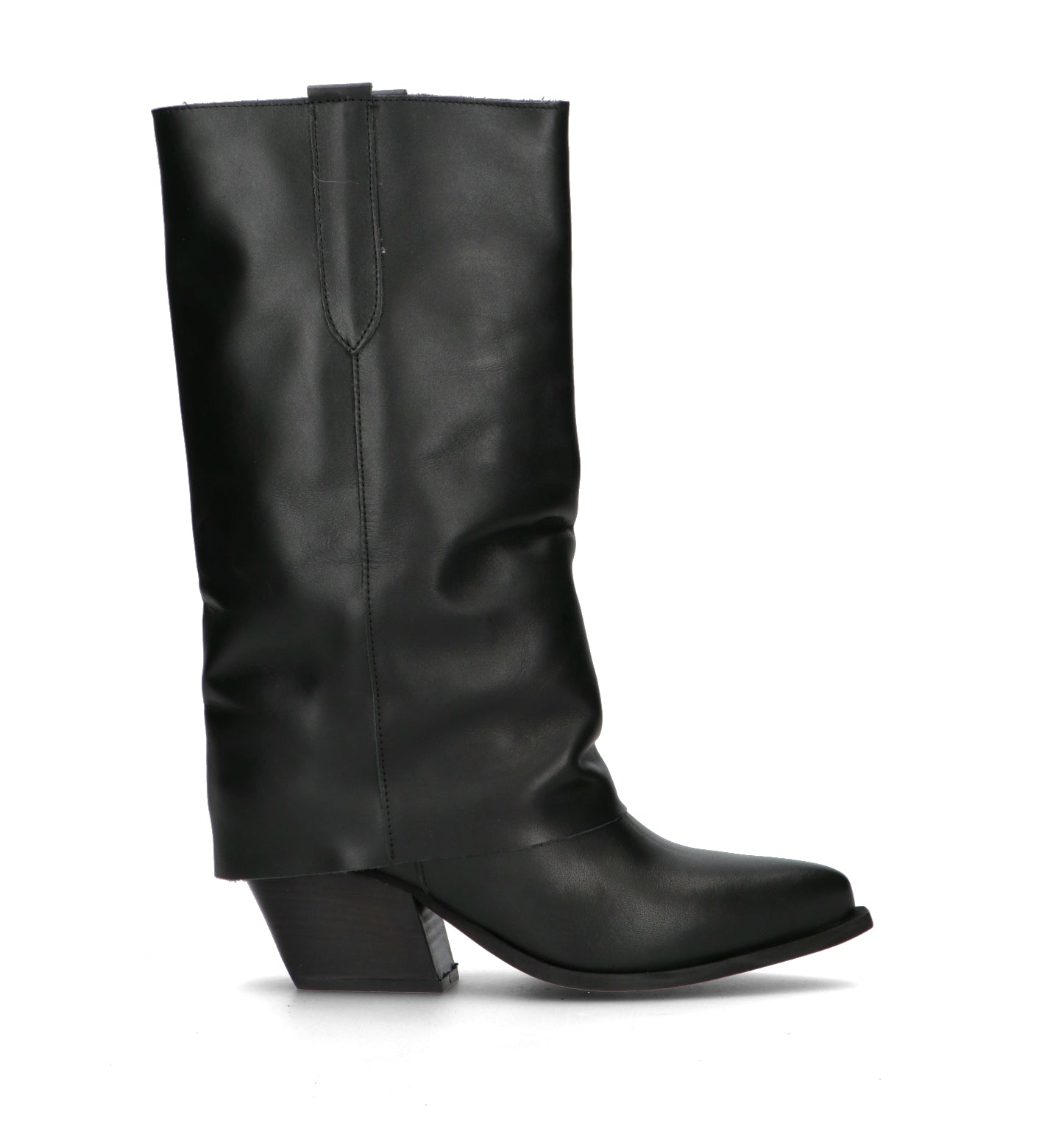 NEROFUMO Stivale donna nero in pelle