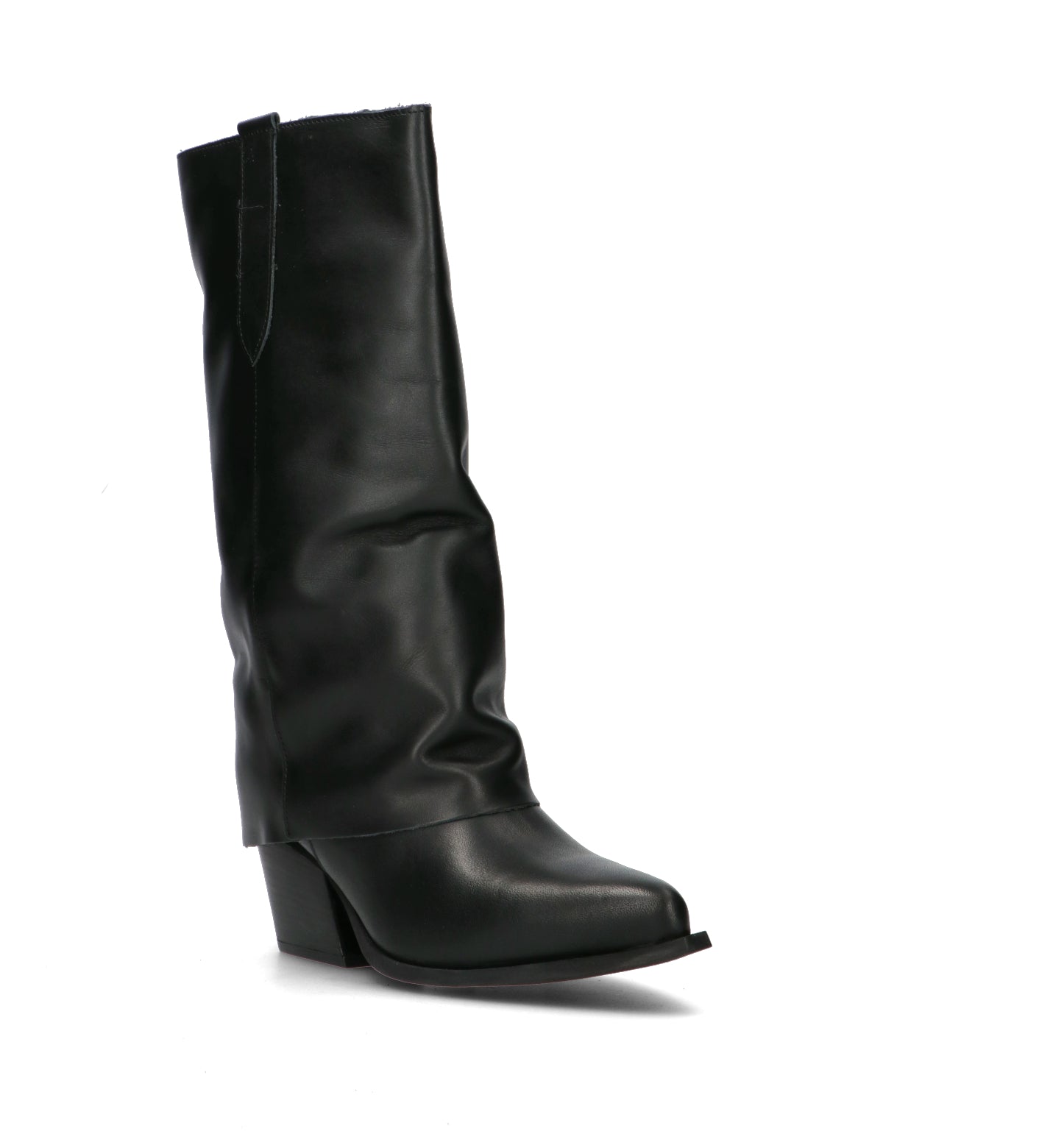 NEROFUMO Stivale donna nero in pelle