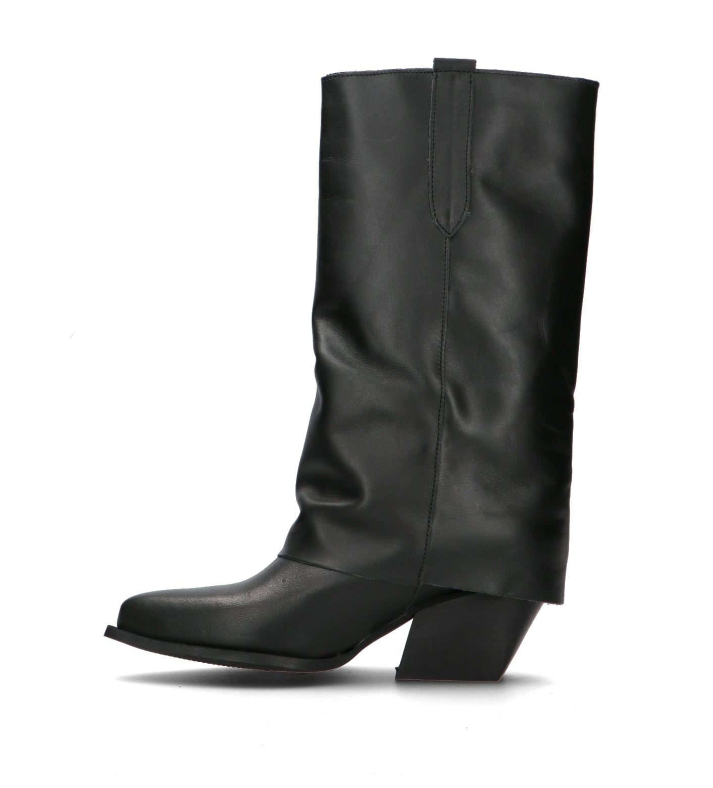 NEROFUMO Stivale donna nero in pelle