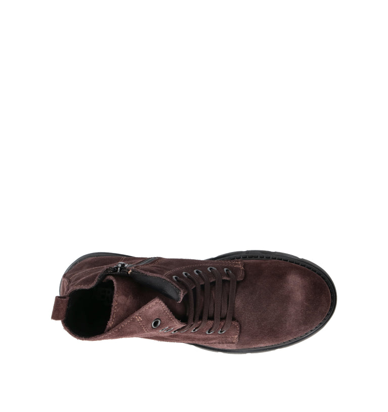 NEROFUMO Anfibio donna testa di moro in suede