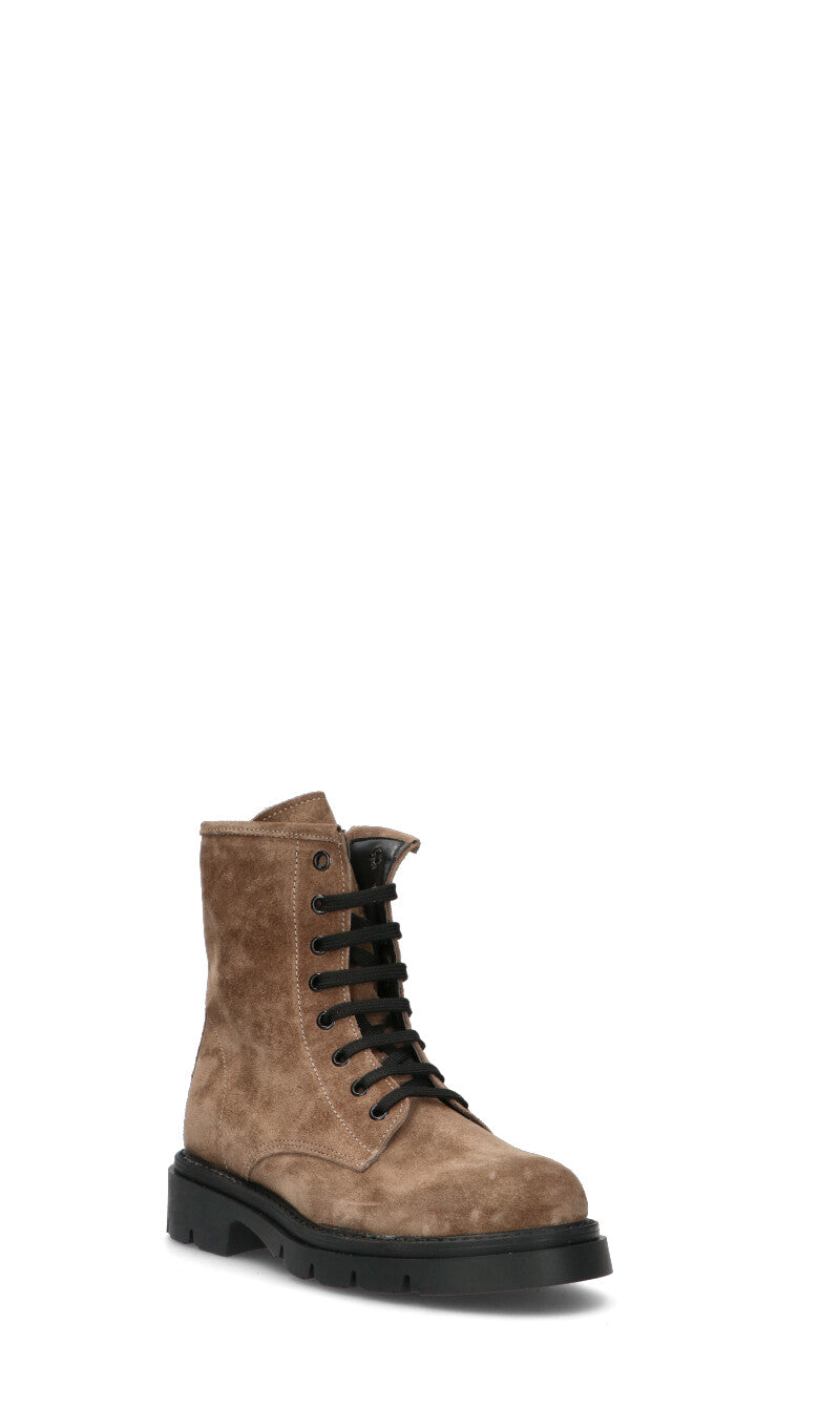 NEROFUMO Anfibio donna taupe in suede