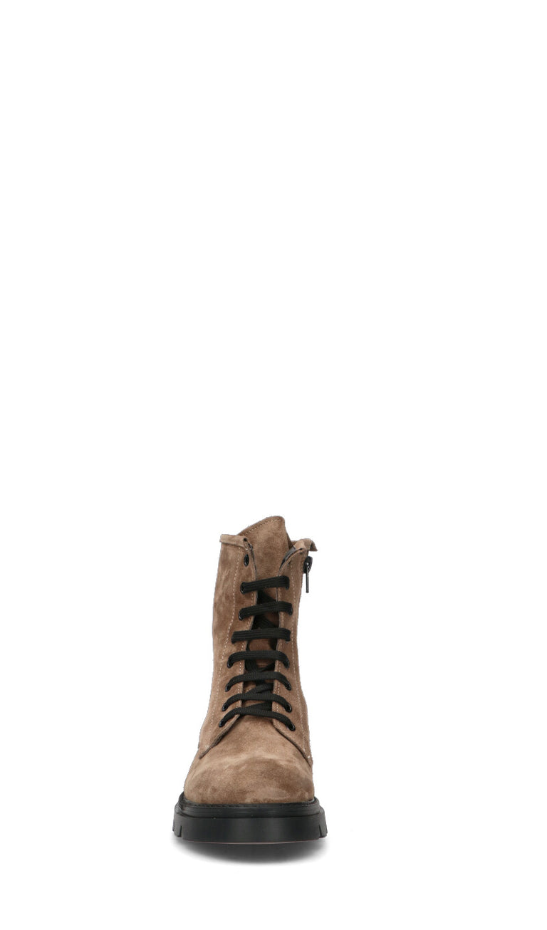 NEROFUMO Anfibio donna taupe in suede