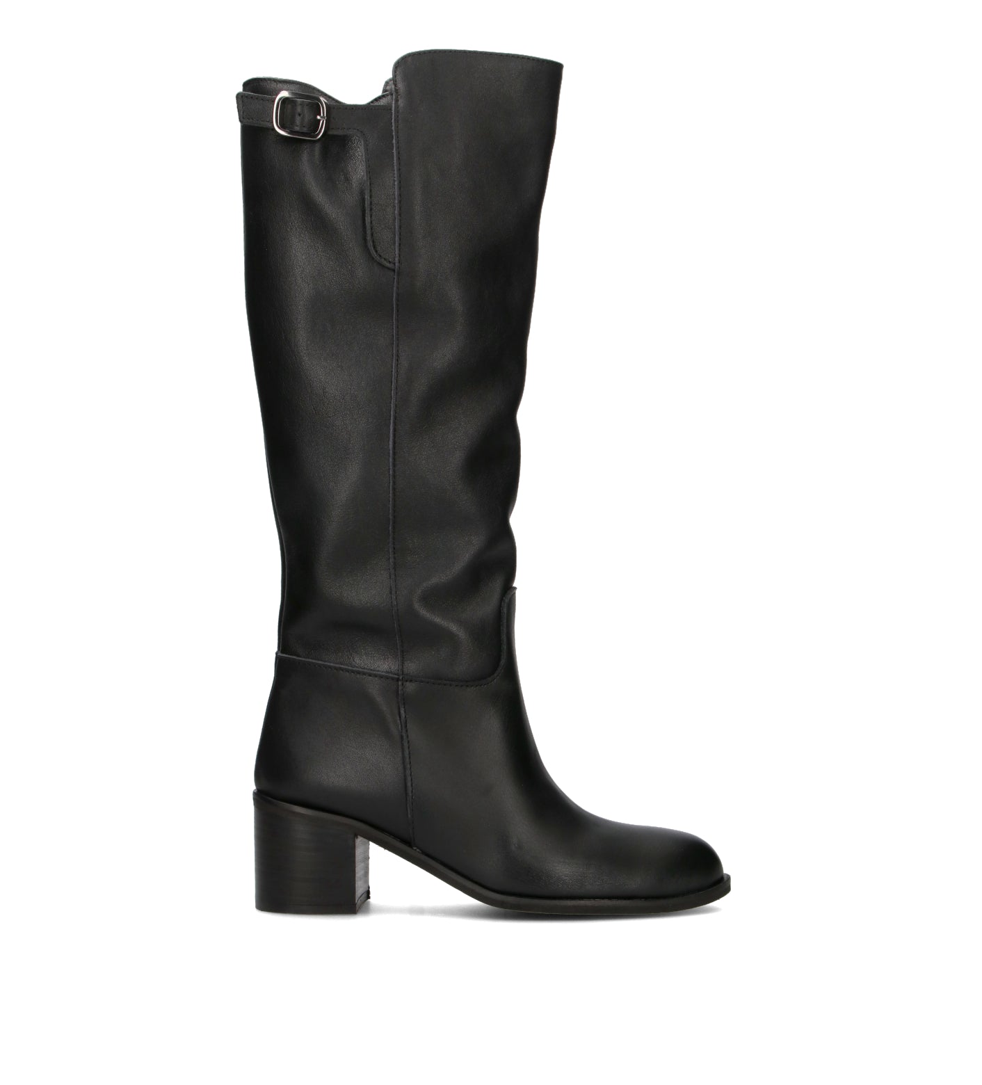 NEROFUMO Stivale donna nero in pelle