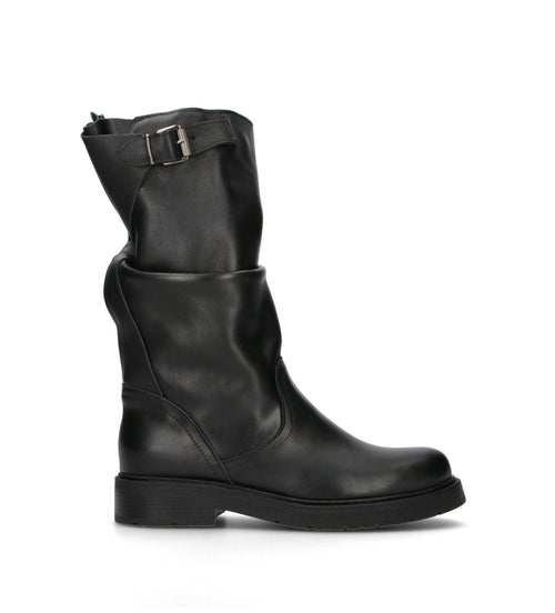 NEROFUMO Stivale donna nero in pelle