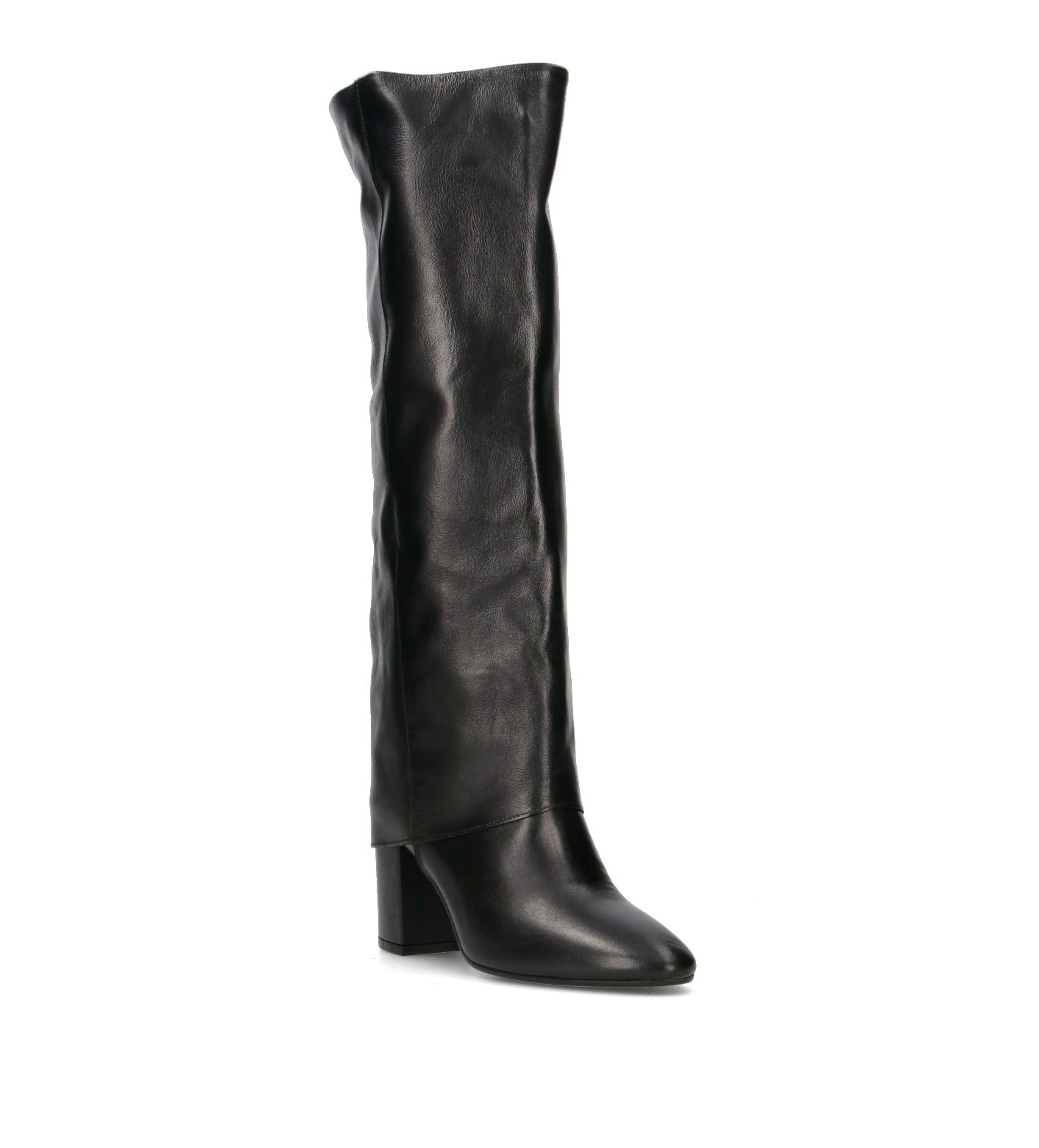 NEROFUMO Stivale donna nero in pelle