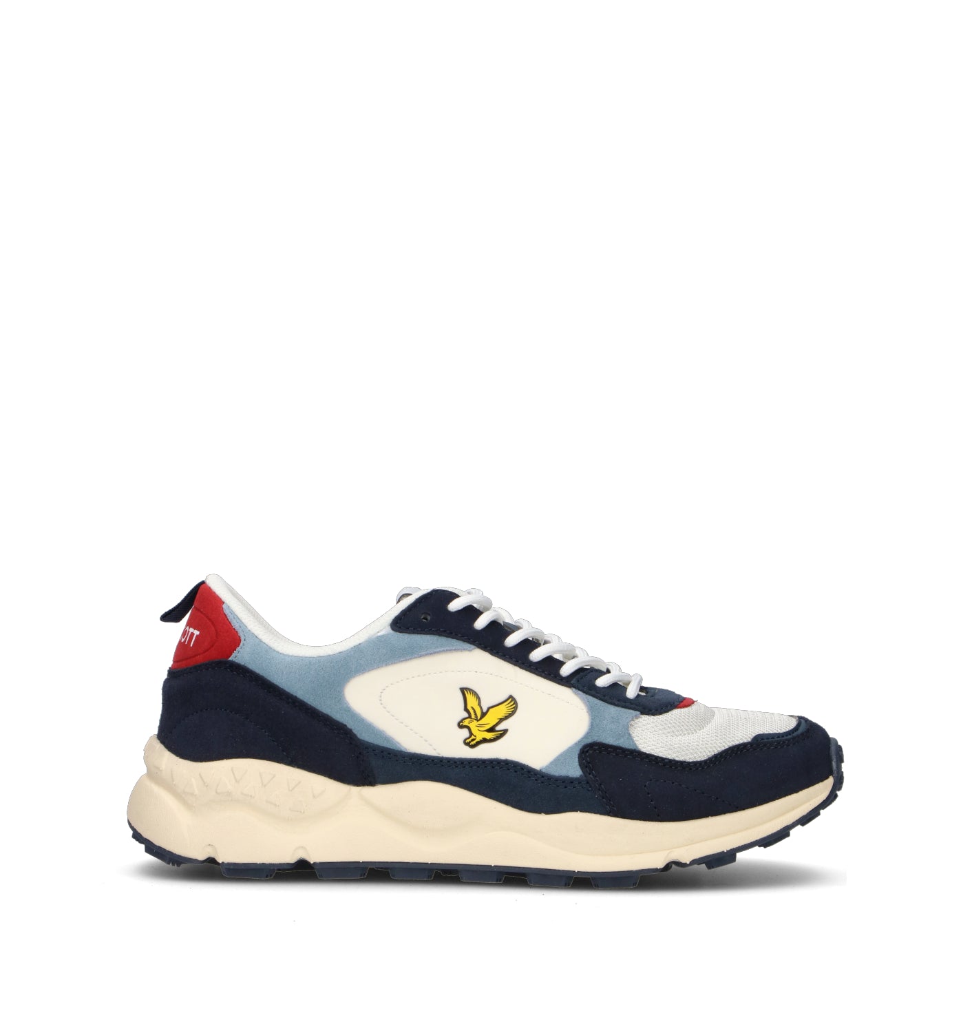 LYLE & SCOTT Sneaker uomo bianca/blu