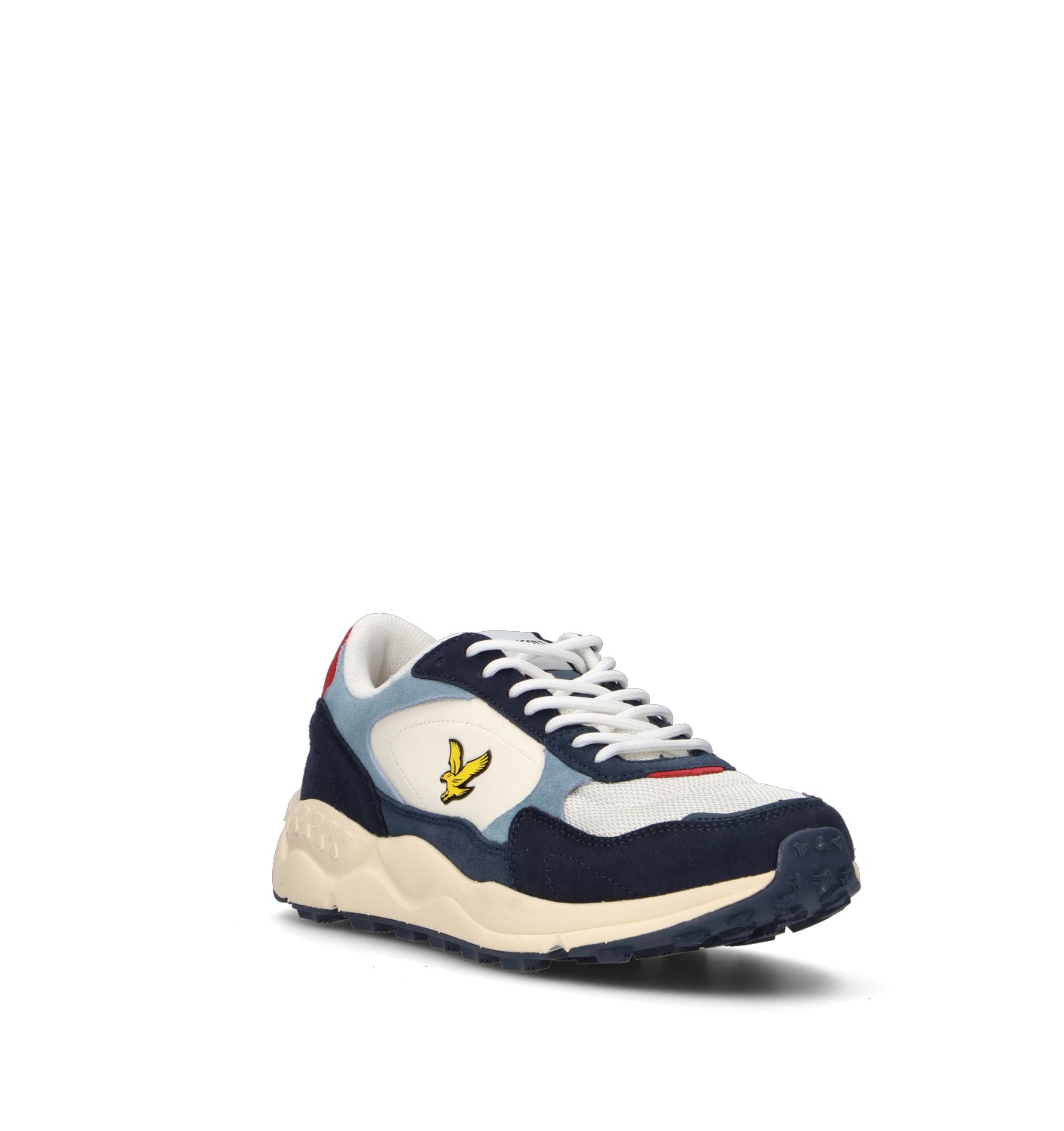 LYLE & SCOTT Sneaker uomo bianca/blu
