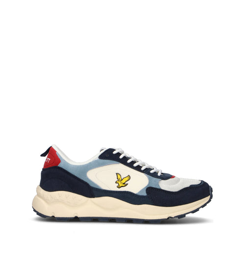 LYLE & SCOTT Sneaker uomo bianca/blu