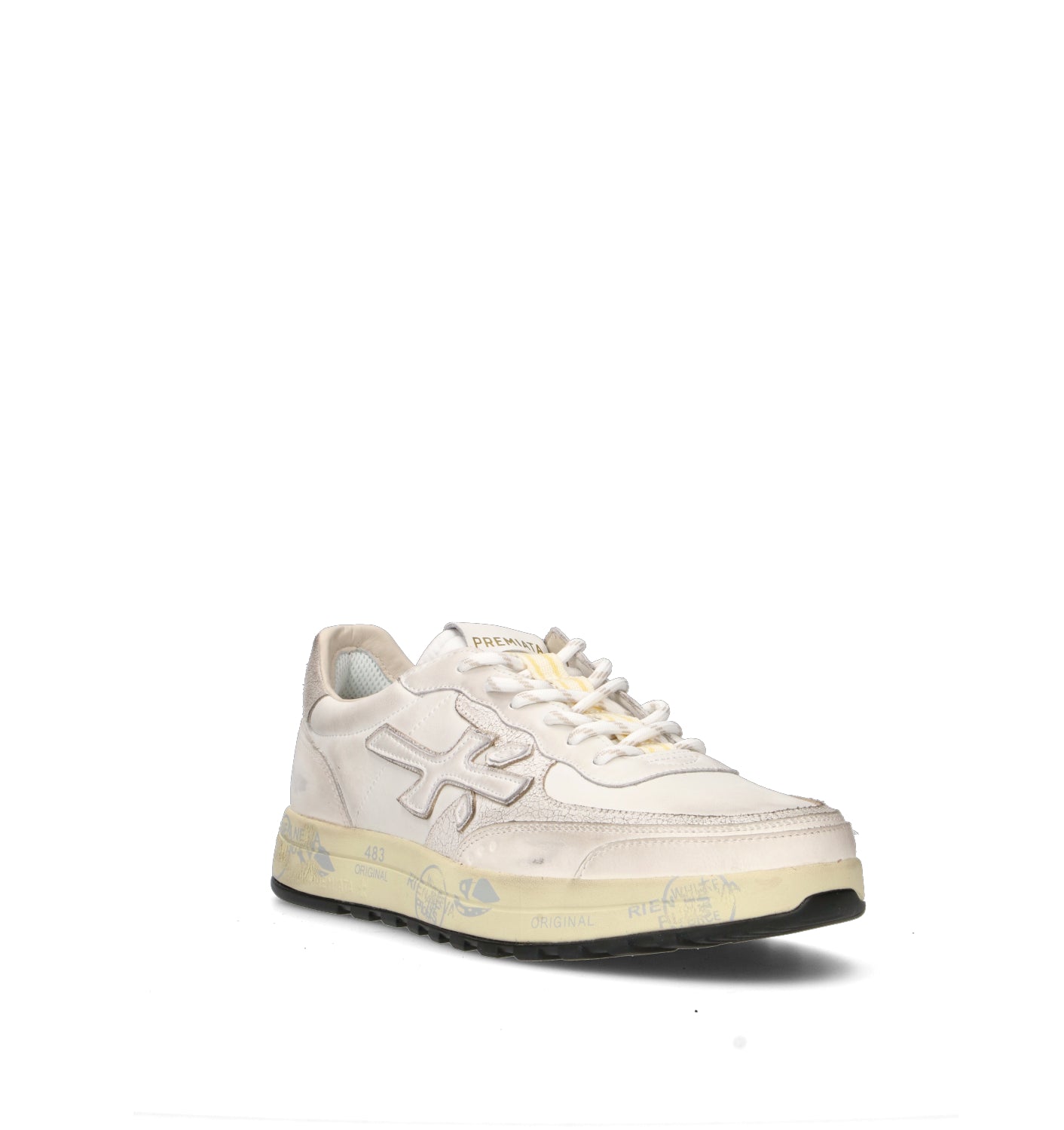 PREMIATA Sneaker uomo bianca in pelle