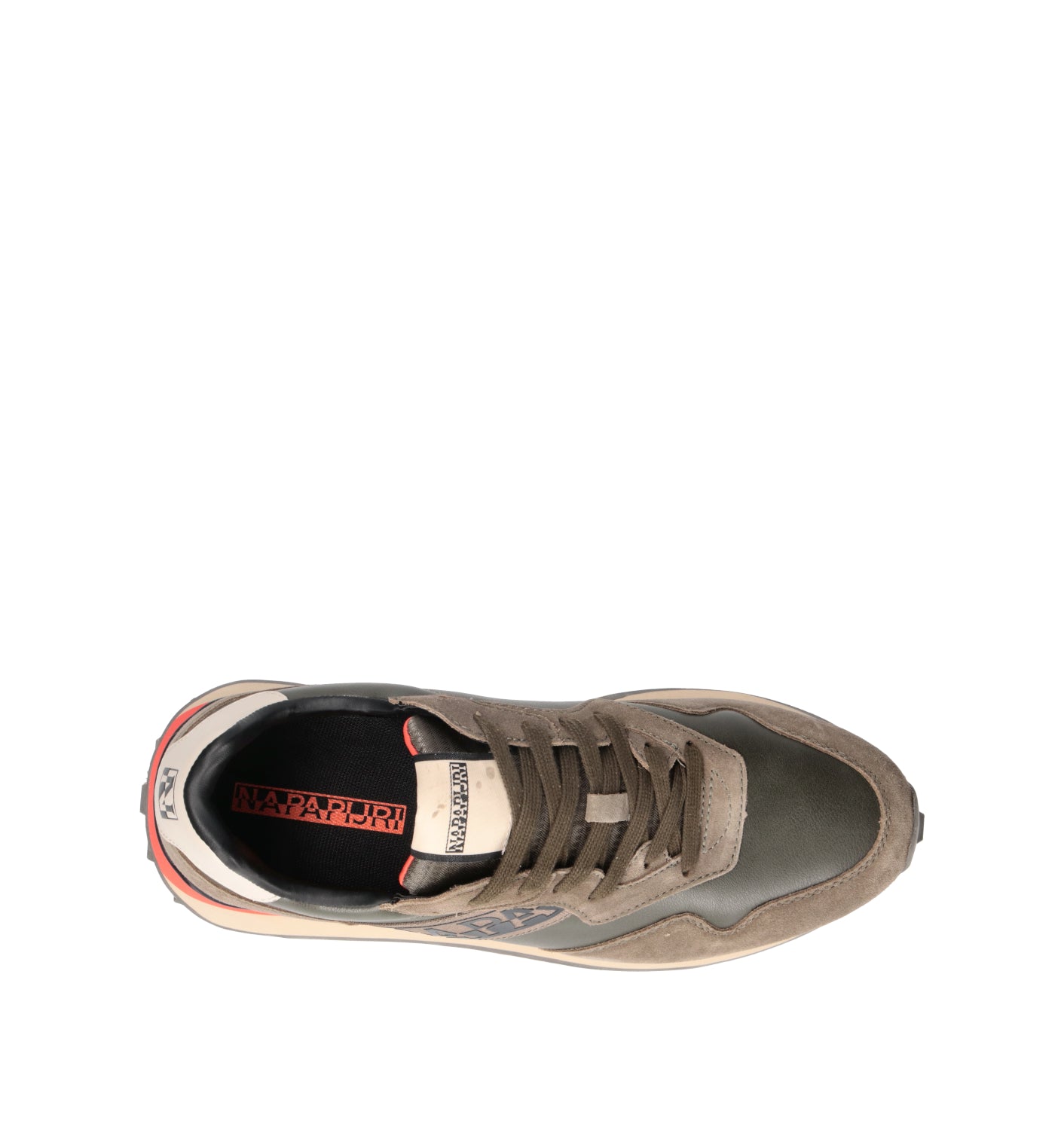 NAPAPIJIRI Sneaker uomo verde/marrone