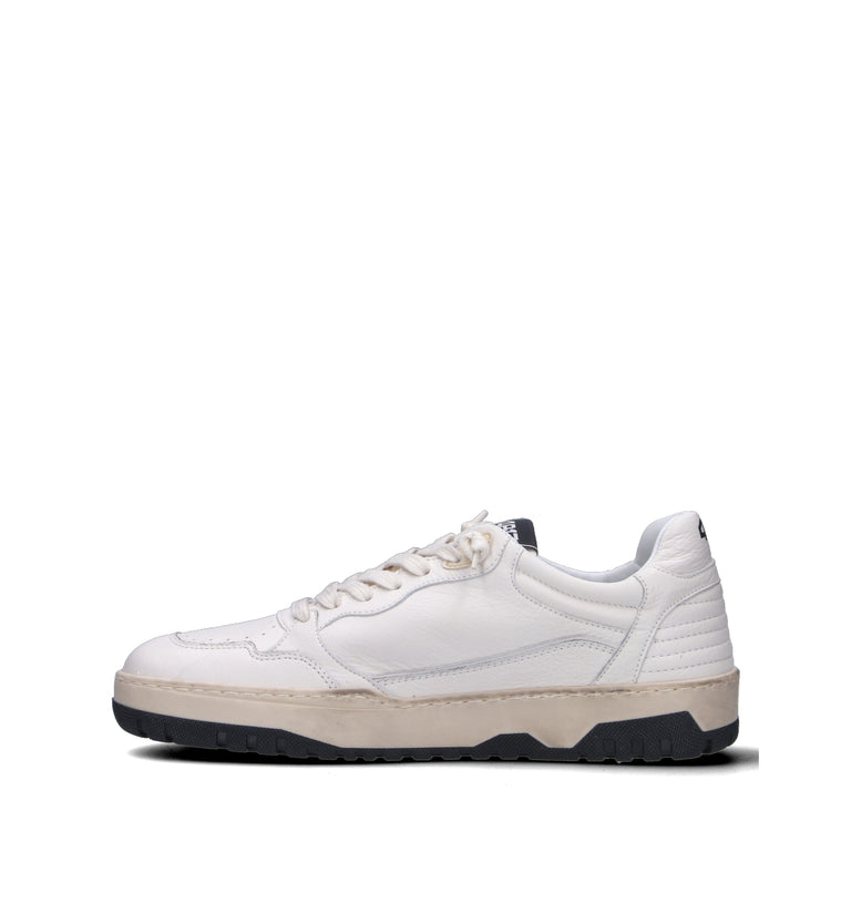 QUATTROBARRADODICI Sneaker uomo bianca