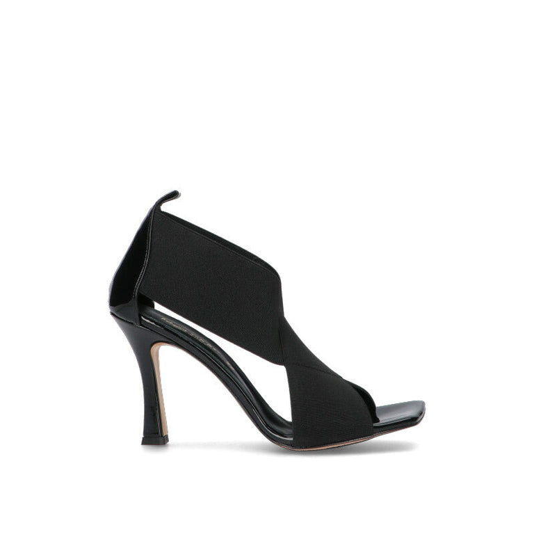 REBECCA VAN DIK Sandalo donna nero