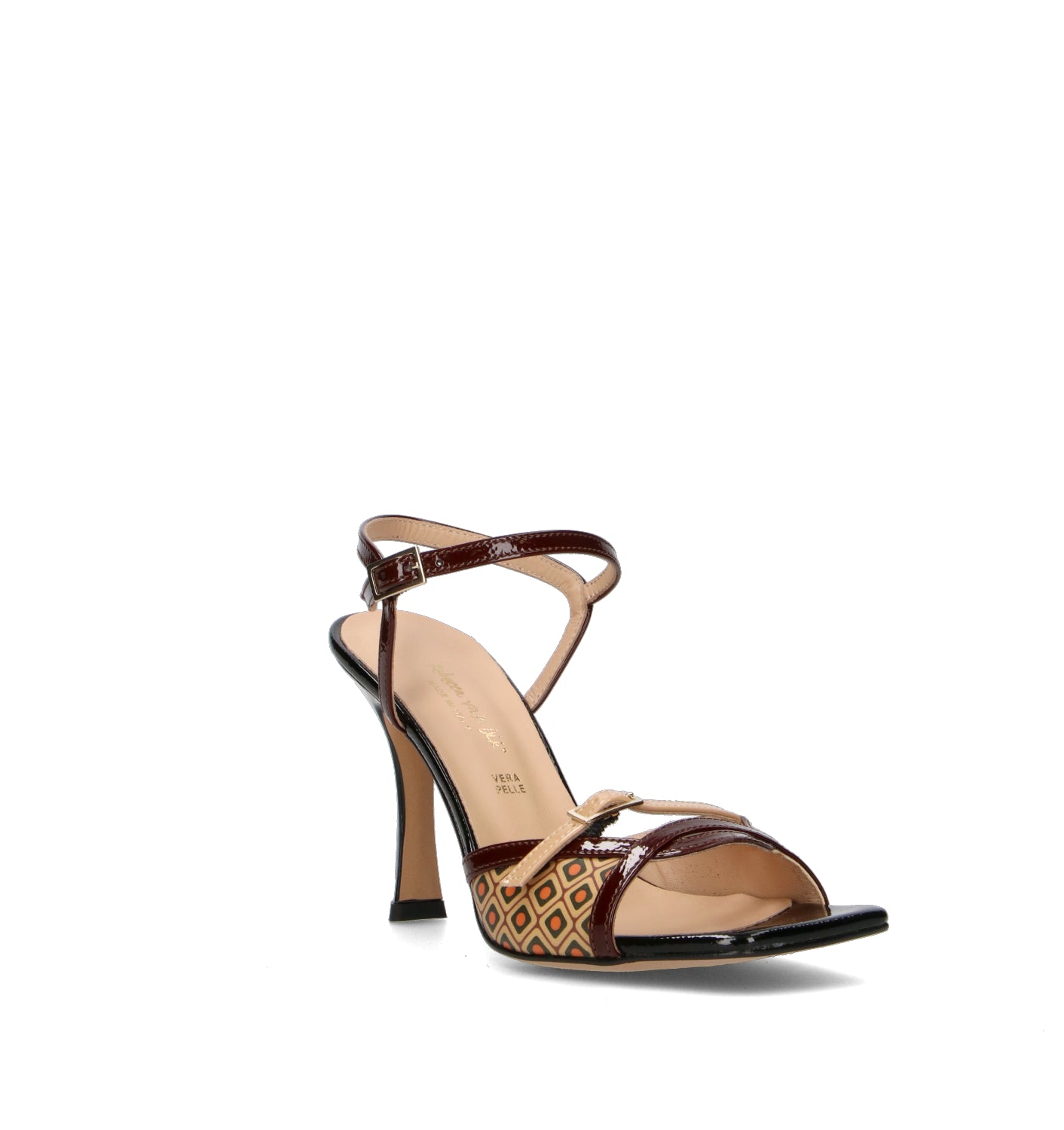 REBECCA VAN DIK Sandalo donna marrone
