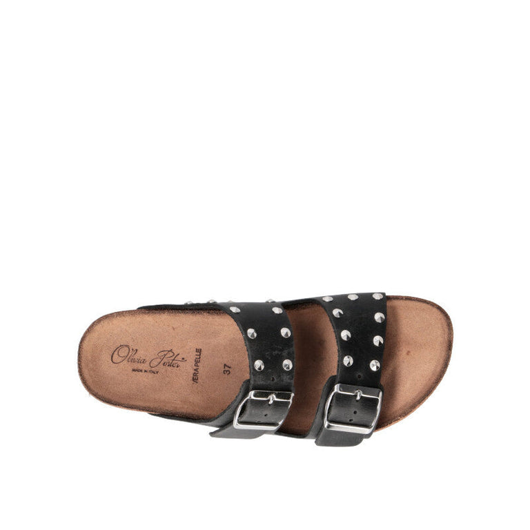 OLIVIA POSTER Ciabatta donna nera