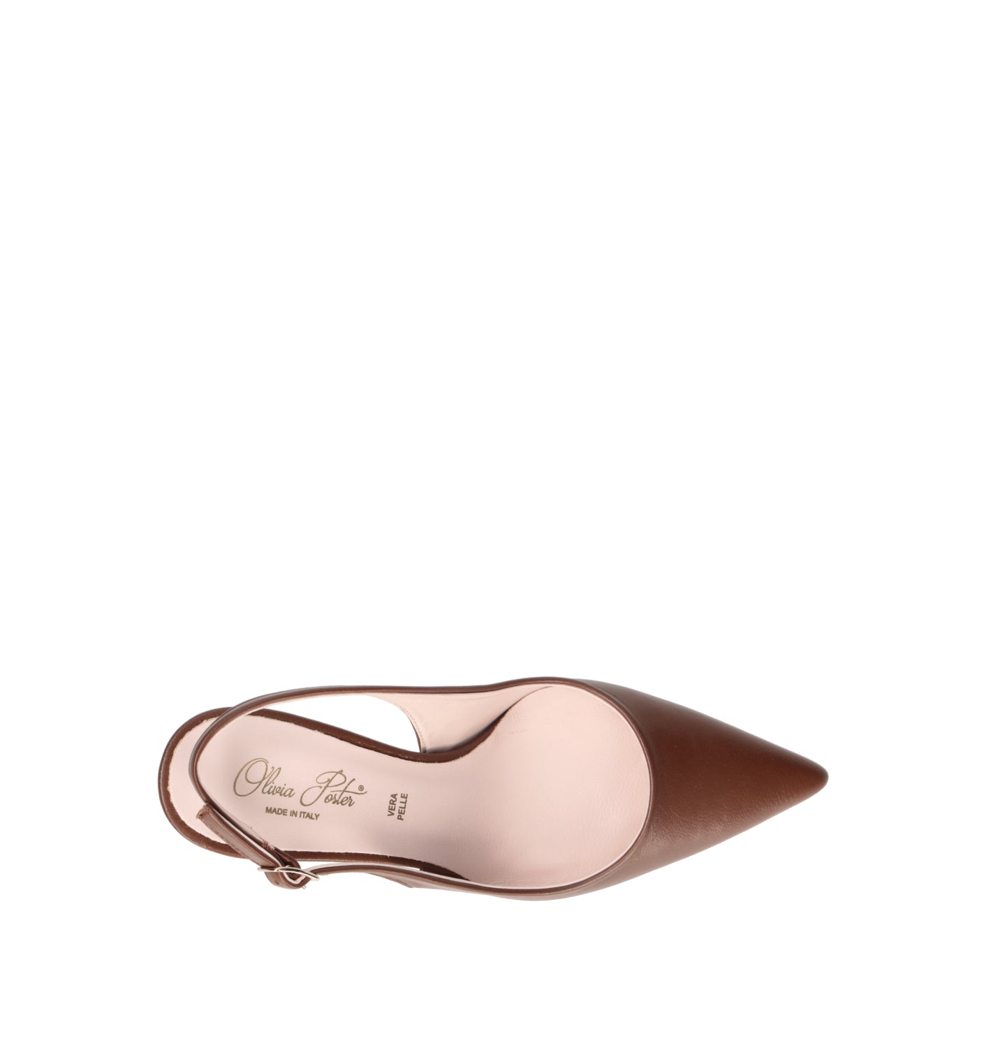 OLIVIA POSTER Slingback donna cuoio in pelle