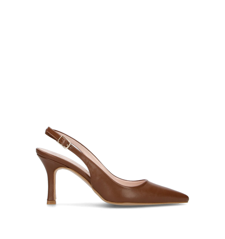 OLIVIA POSTER Slingback donna cuoio in pelle