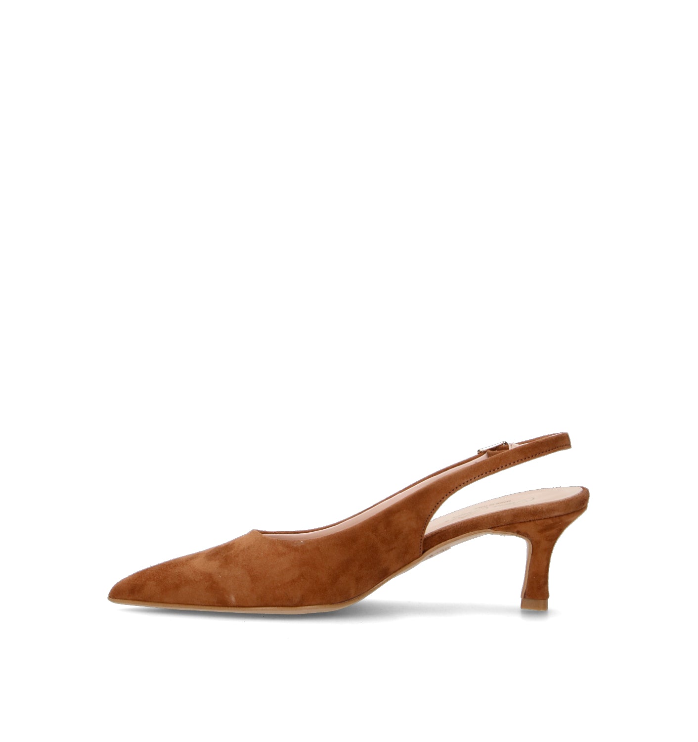 OLIVIA POSTER Slingback donna marrone in suede
