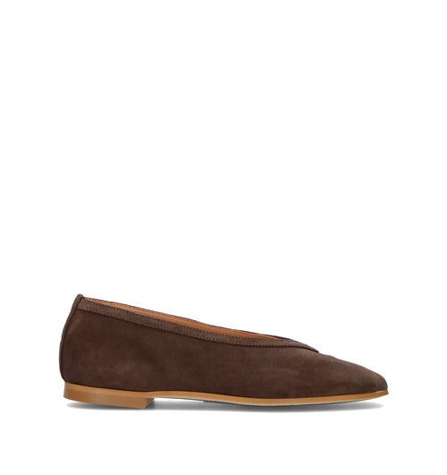 OLIVIA POSTER Ballerina donna marrone in suede