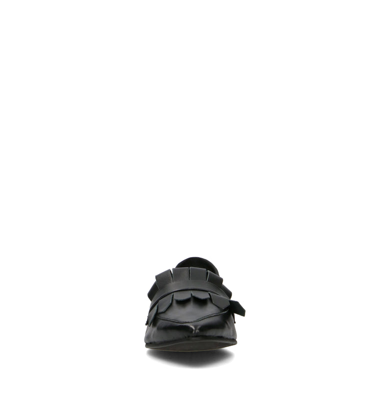 OLIVIA POSTER Mocassino donna nero in suede