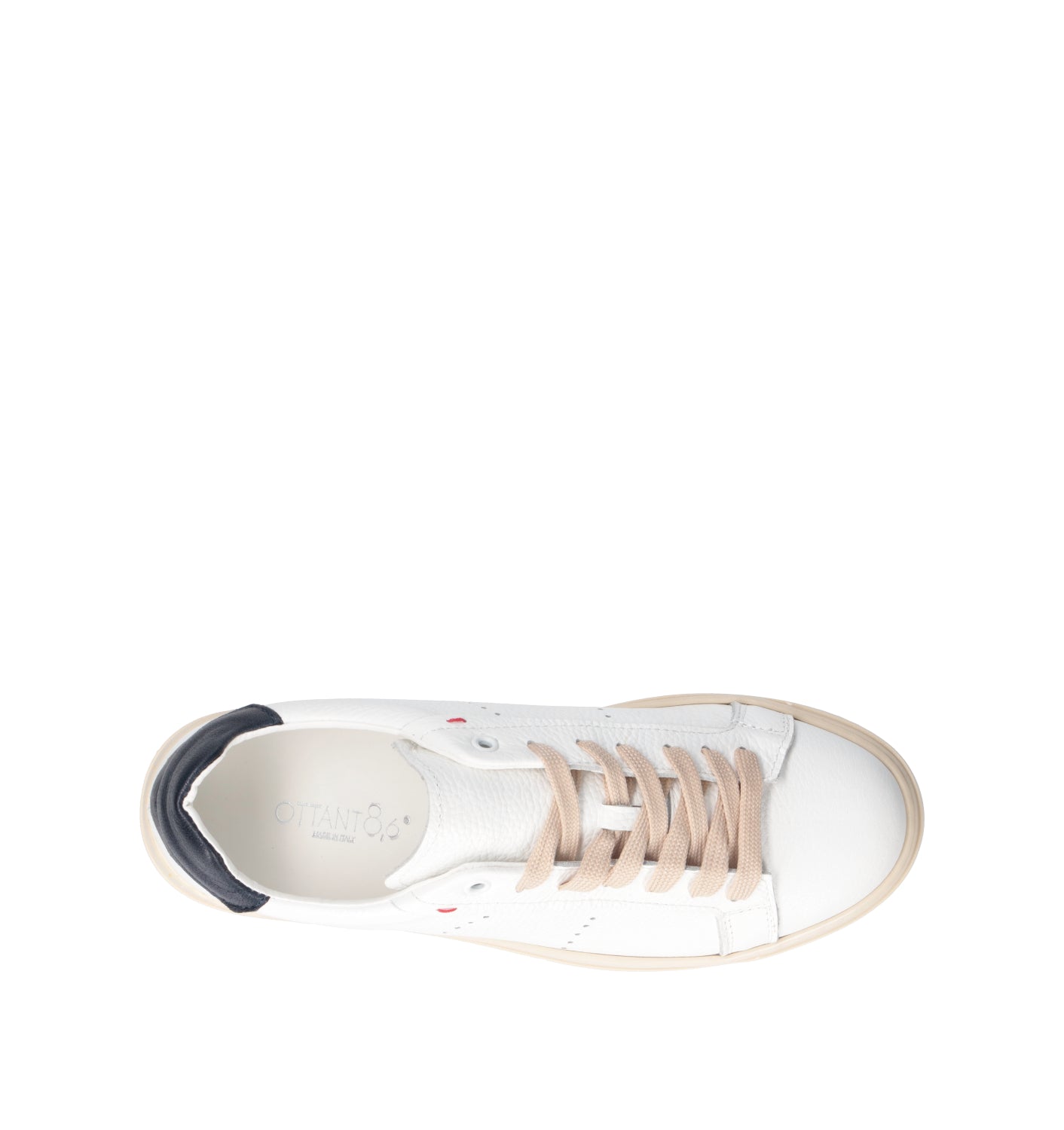 OTTANT8,6 Sneaker uomo bianca/blu in pelle