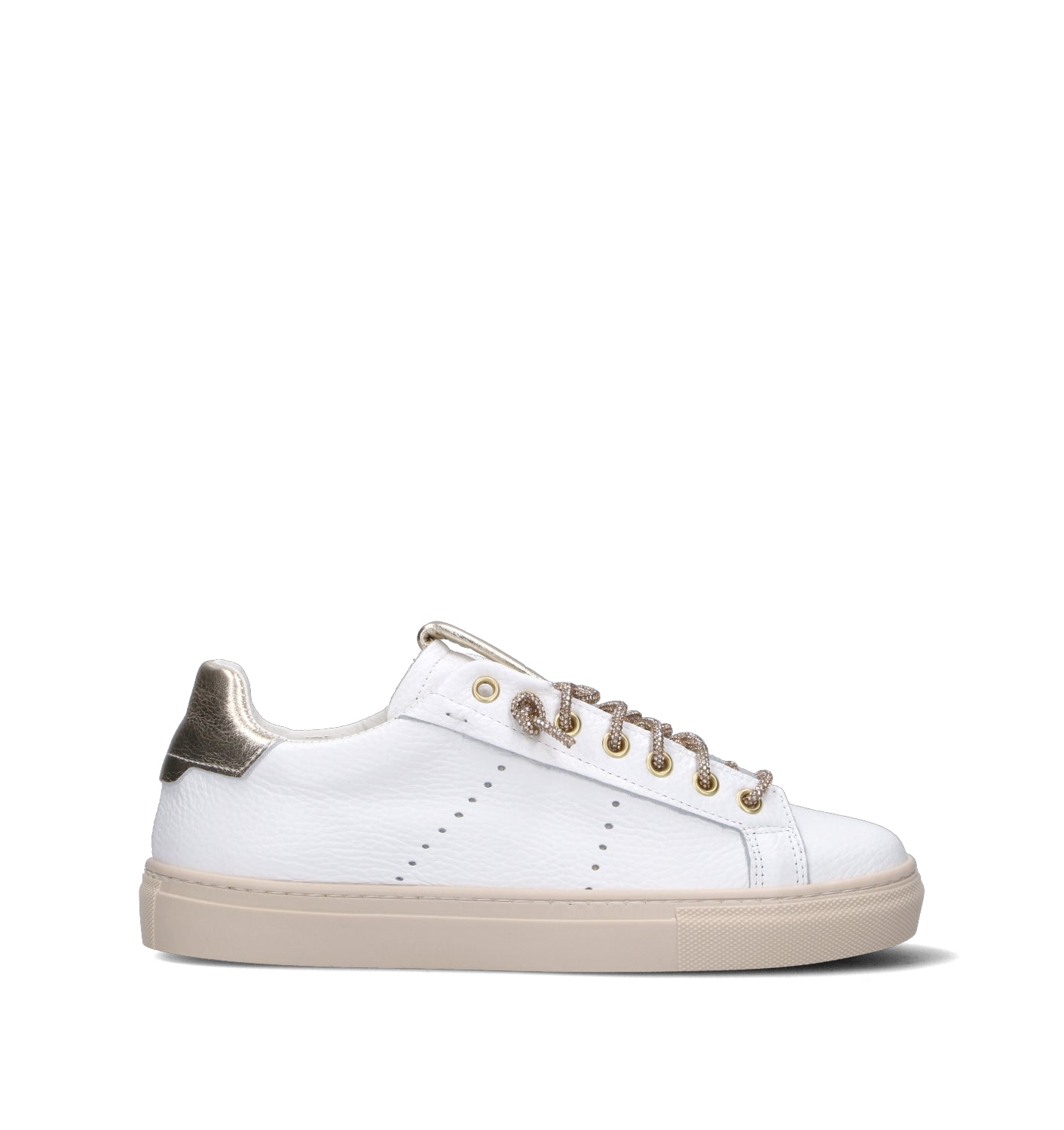 OTTANT8,6 Sneaker donna bianca/platino in pelle