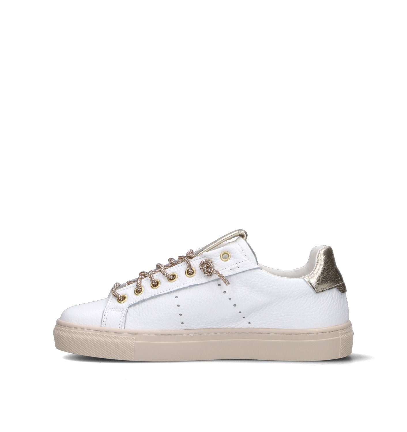 OTTANT8,6 Sneaker donna bianca/platino in pelle