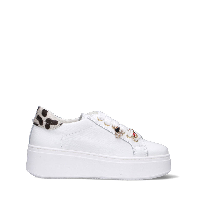 OTTANT8,6 Sneaker donna bianca in pelle