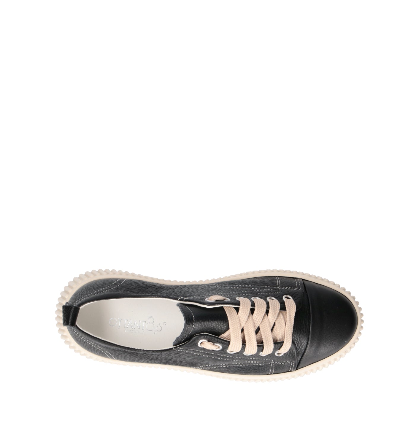OTTANT8,6 Sneaker donna nera in pelle