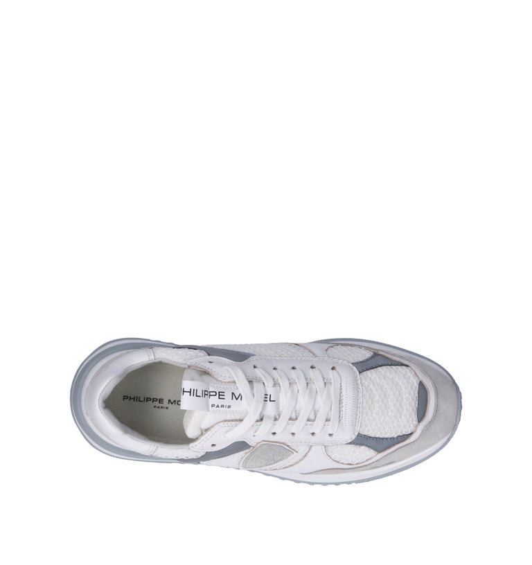 PHILIPPE MODEL Sneaker uomo bianca/grigia