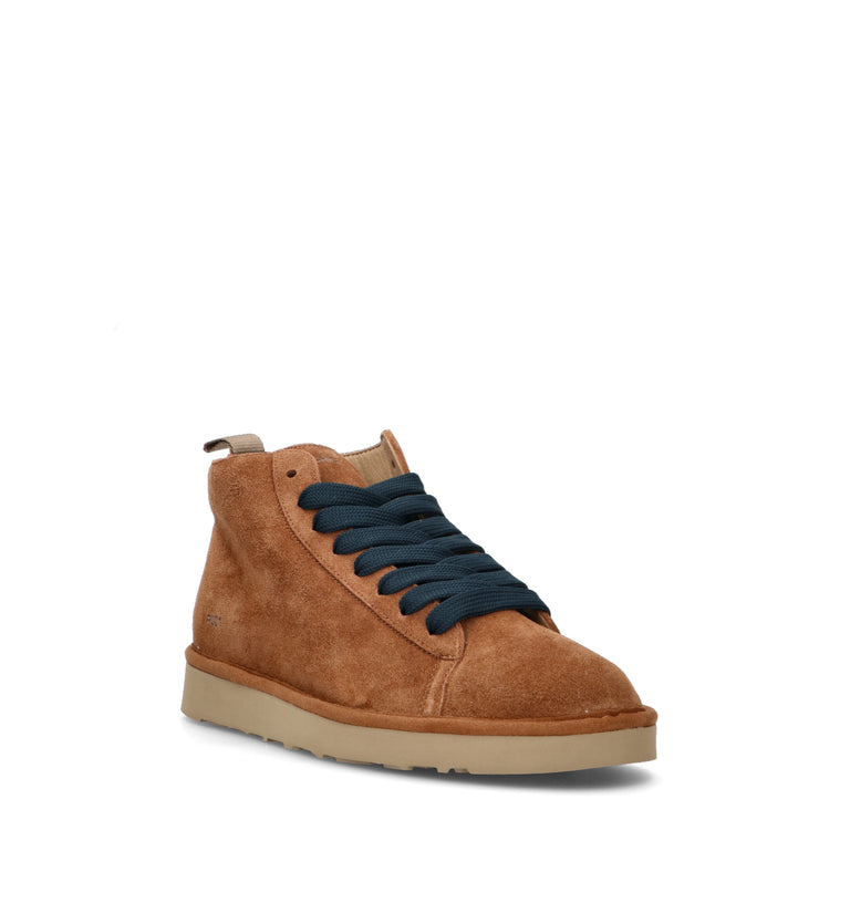 PANCHIC Sneaker uomo cognac in suede