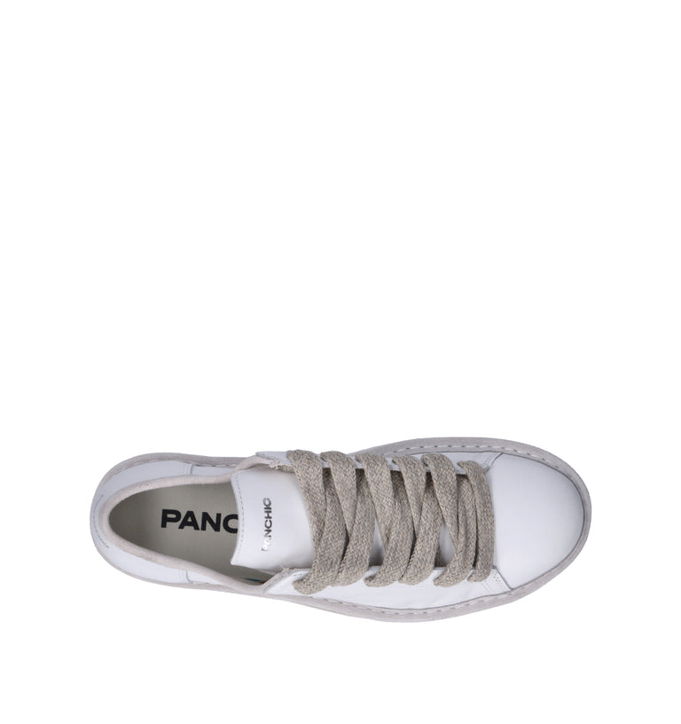 PANCHIC Sneaker uomo bianca in pelle