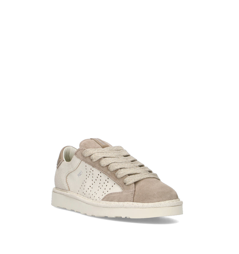 PANCHIC Sneaker uomo bianca/beige in pelle