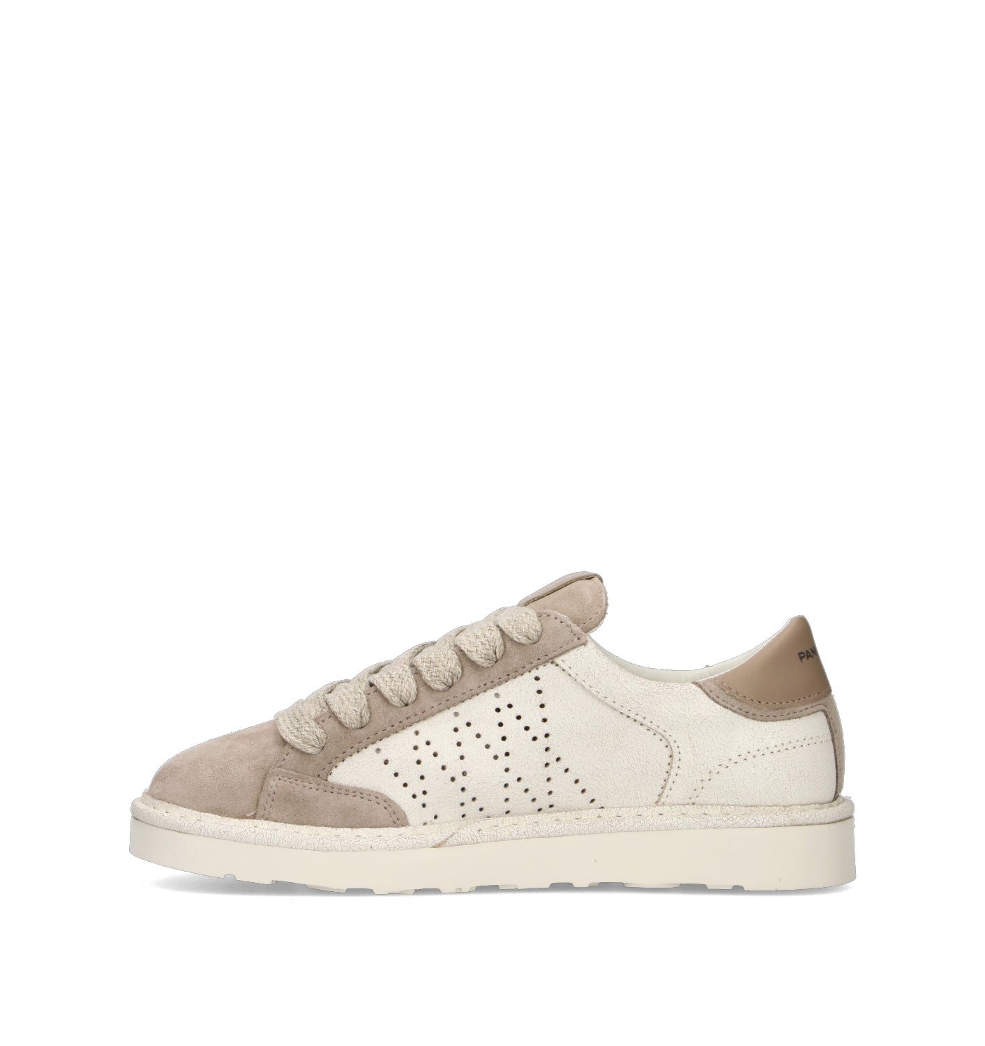 PANCHIC Sneaker uomo bianca/beige in pelle