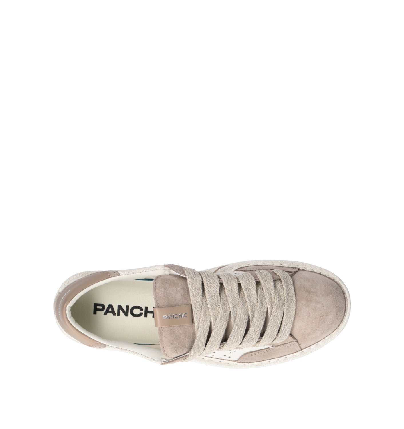 PANCHIC Sneaker uomo bianca/beige in pelle