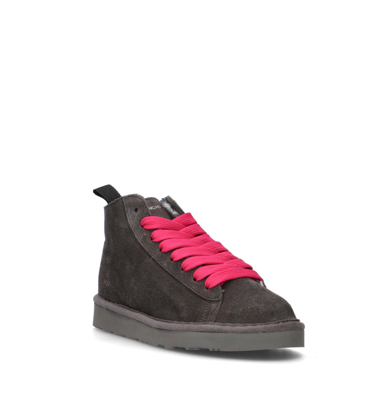 PANCHIC Sneaker donna grigia in suede
