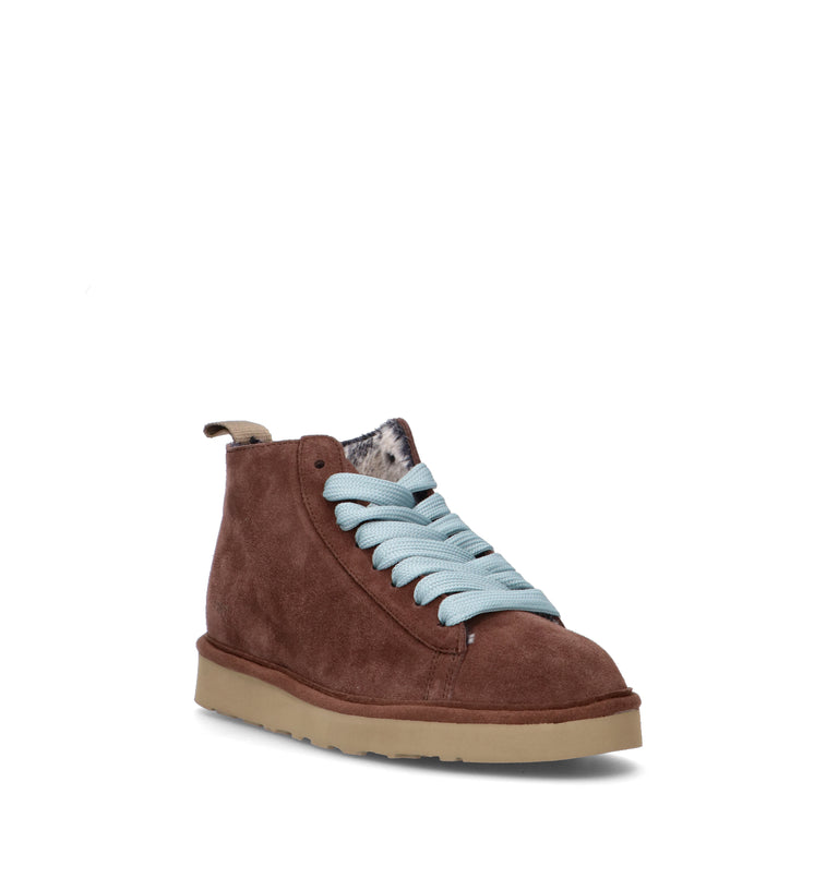 PANCHIC Sneaker donna marrone in suede