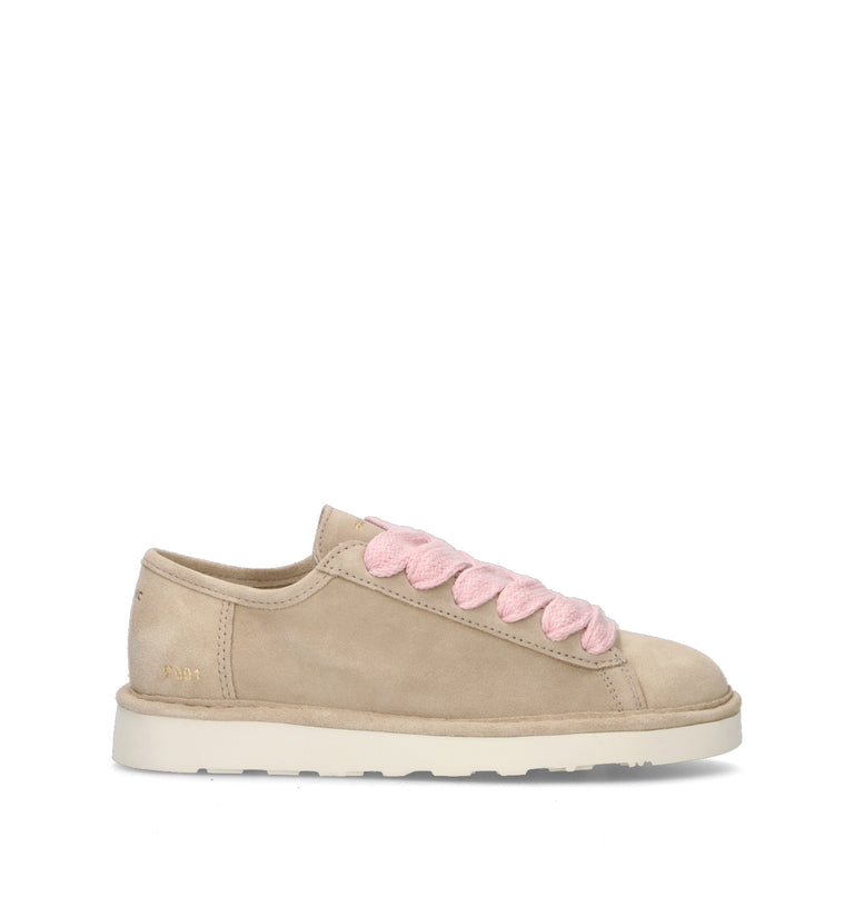 PANCHIC Sneaker donna beige in suede